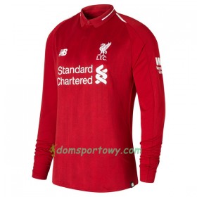 Koszulka Liverpool Domowe Koszulki Piłkarskie 2018-2019 Długi Rękaw
